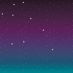 Obraz premium the night sky with stars