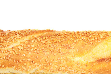 White bread, isolated.