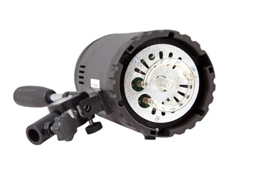 camera lights on  a white background