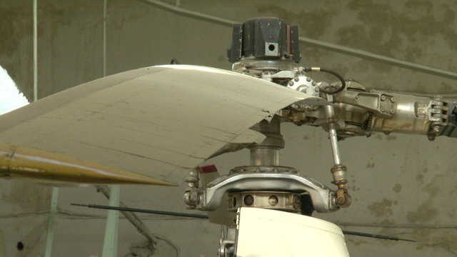 The mechanism of helicopter blades