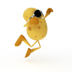 3d rendered illustration of a food character - potato