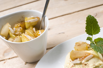 Winterlicher Nachtisch