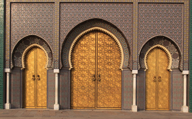 Portes du Palais royal de Fez