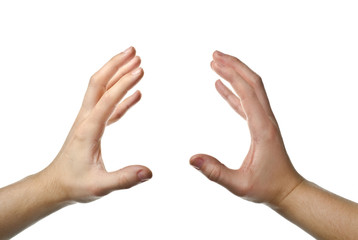 Male hands