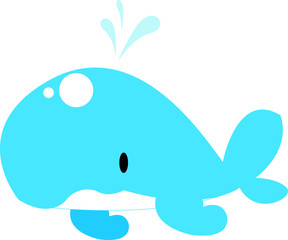 cute whale