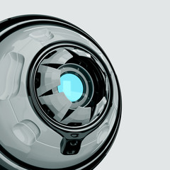 Stylish robotic web camera