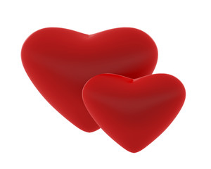 Two lovely hearts
