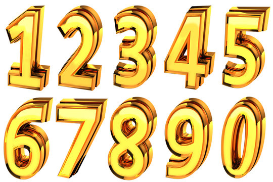 Golden number from 0 to 9
