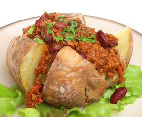 Jacket Potato with Chilli