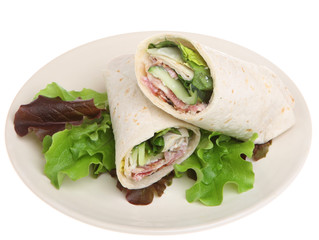 Chicken Caesar Wrap Sandwich