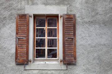 Fototapeta na wymiar Old French Window