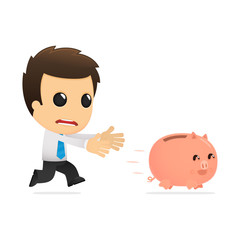 funny cartoon office worker