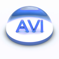 3D Style file format icon - AVI