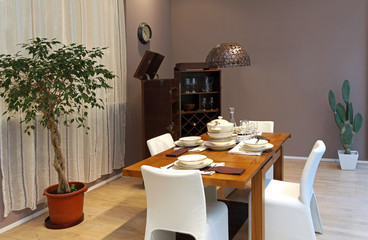 Modern dining room