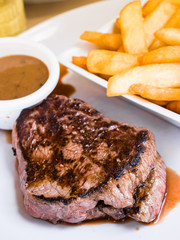 juicy steak beef