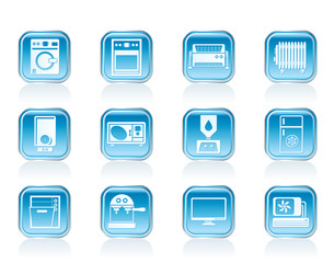 Home electronics and equipment icons