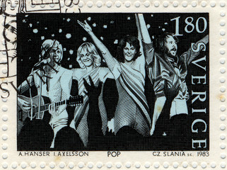 abba postage stamp