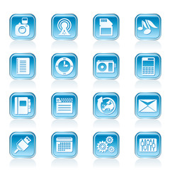 Phone Performance, Business and Office Icons