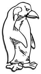 Dibujo de pinguino