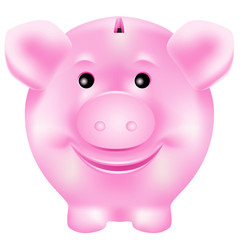 Obraz na płótnie Canvas pink piggy
