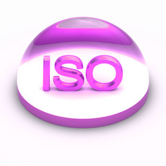 3D Style file format icon - ISO