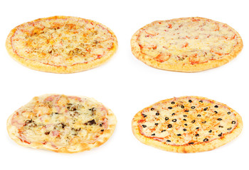 pizza isolated on white background