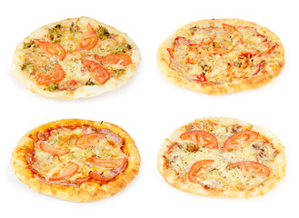 pizza isolated on white background