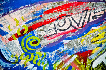 Obraz premium Old tree of different colors