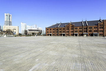 Fototapeta na wymiar Yokohama Red Brick Warehouse