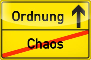 Ordnung statt Chaos