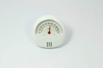 Dial of instrument for measuring humidity, isolated