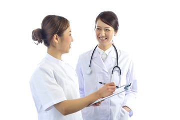 Fototapeta premium 女医と看護士