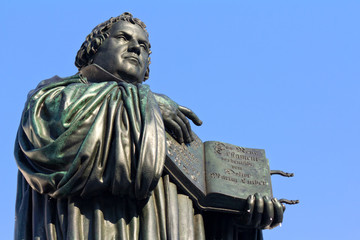 Martin Luther Denkmal - obrazy, fototapety, plakaty