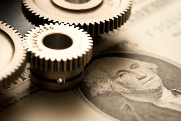Mechanical ratchets and dollar