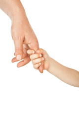 Father giving hand to a child - 40186905