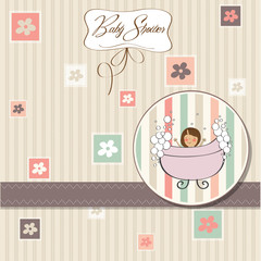 romantic baby shower card