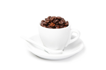 Cup with coffee