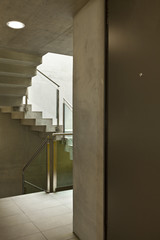 Fototapeta premium beautiful new building interior, staircase
