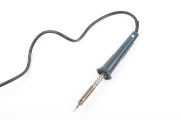 Soldering-iron isolated on white background