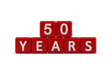 Red letter cubes 50 years