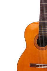 Obraz premium retro guitar isolated on white