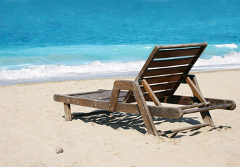 Deckchair on the beach
