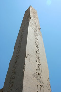 Obelisk, luxor Karnak Temple in Egypt