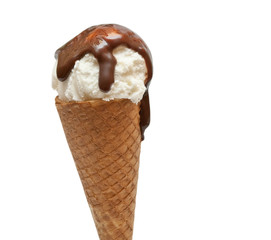 ice cream isolated on white background