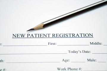 Patient registration form