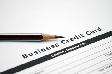 Business credit card application