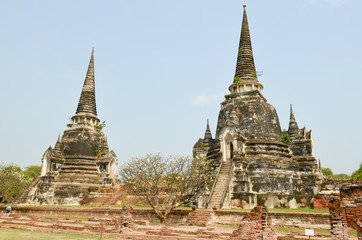 Fototapeta premium Au site d'Ayutthaya