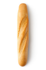 Short baguette. Topview.