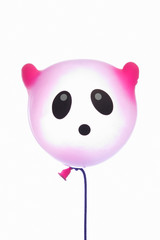 風船でパンダのキャラクター