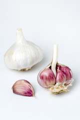 garlic bulb and cloves